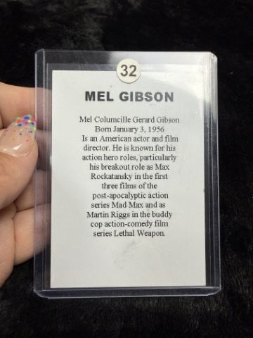 Mel Gibson Hand Signed Authentic Autograph - 2