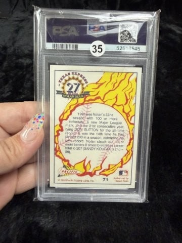 1993 PAC Nolan Ryan Baseball Card - 2