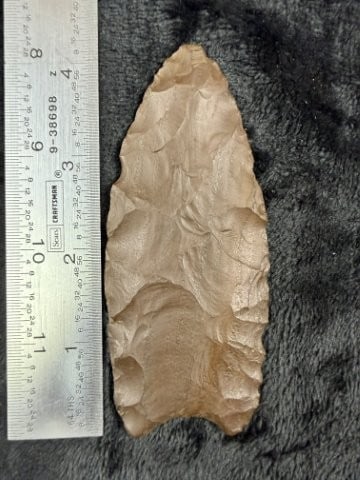 Hematite Clovis found on the Strawberry River in Sharp County Arkansas ex Max Denton Collection: Hematite Clovis found on the Strawberry River in Sharp County Arkansas ex Max Denton Collection KEY WORDS: INDIAN ARTIFACT ARTIFACTS ARROWHEAD ARROWHEADS NATIVE AMERICAN MISSISSIPPIAN QUAPAW CADDO POT