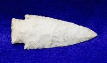 HARDIN SPEAR POINT: 4-7000BC G-9 W-1&1/2' FROM ILLINOIS L-3&3/4' TAN CHERT