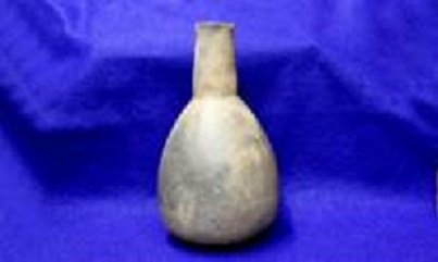 SMITHPORT WATER BOTTLE: CADDO 800-1200AD FROM PIKE CO., AR G-9 H-9&7/8' D- 5' SOLID NO REPAIR