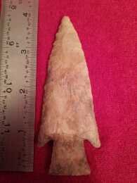 HARDIN: 3&7/8\'L NE ARKANSAS THIN & WELL MADE NICE BEVELING BEAUTIFUL EXAMPLE