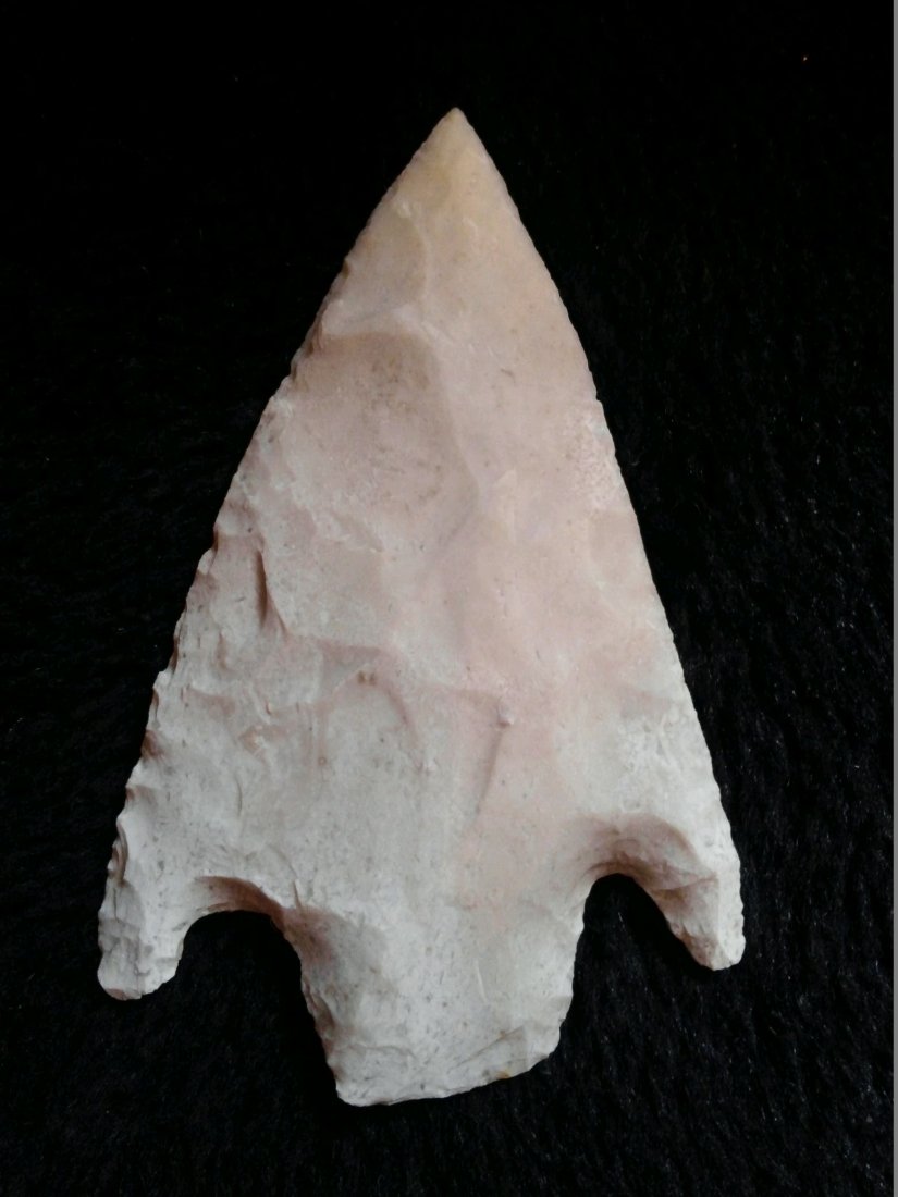 SMITH: FROM A ROCK SHELTER ON A SMALL SPRING BRANCH DADE CO. MO TWO OF THEM WORKED FROM 1973 -1976 SIFTING IN SHELTER WITH PERMISSION FROM THE OWNER