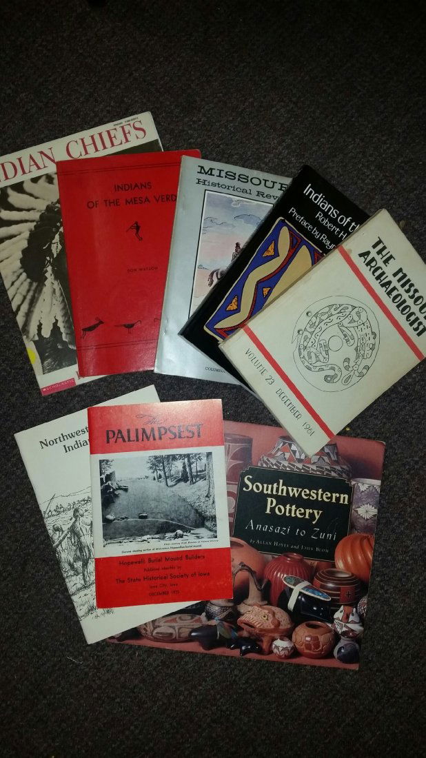 8 INDIAN ARTIFACT BOOKS (1 of 1)