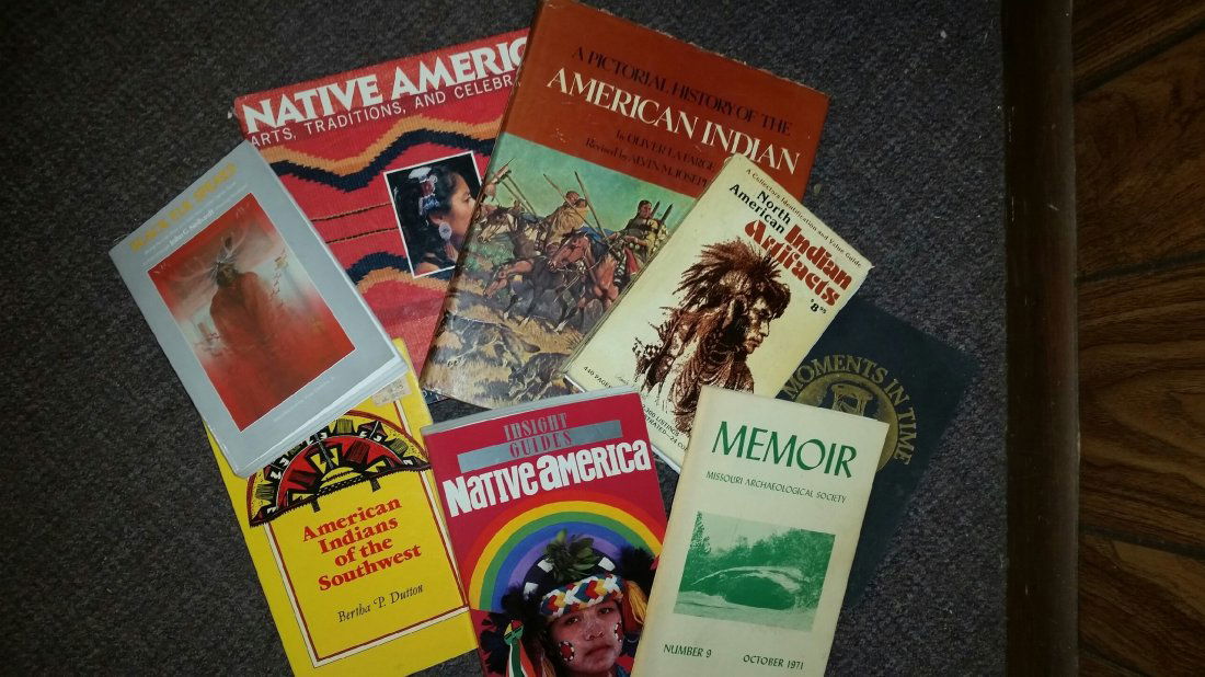 8 INDIAN ARTIFACT BOOKS (1 of 1)