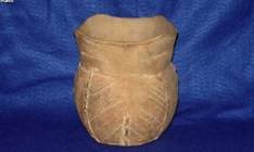 Haley Jar: 8-1200 A.D., D-6 3/4"Clark Co., AR., G-8H-6 5/8", Restored