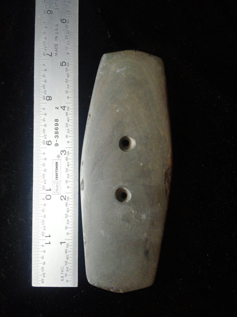 GORGET: 5&1/4'L 2'W FROM ILLINOIS