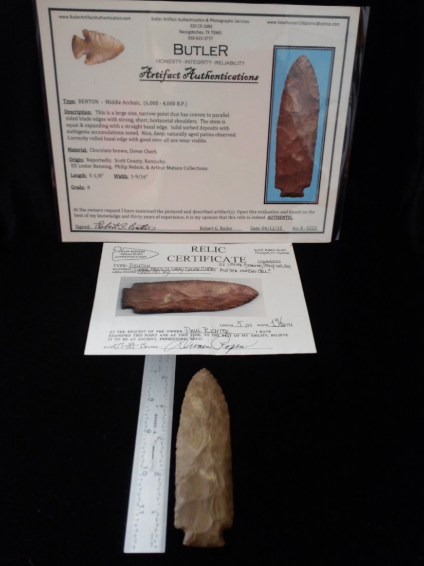 BENTON  WITH COA (1 of 2)