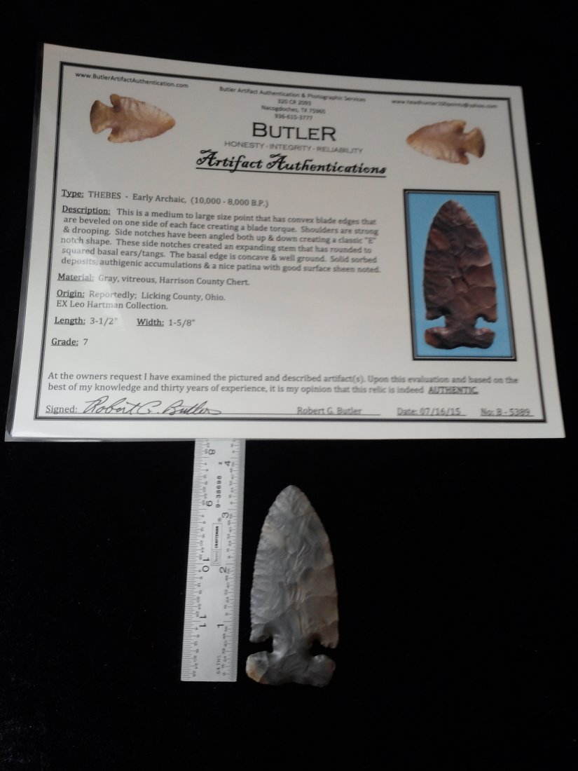 THEBES  WITH COA (1 of 2)