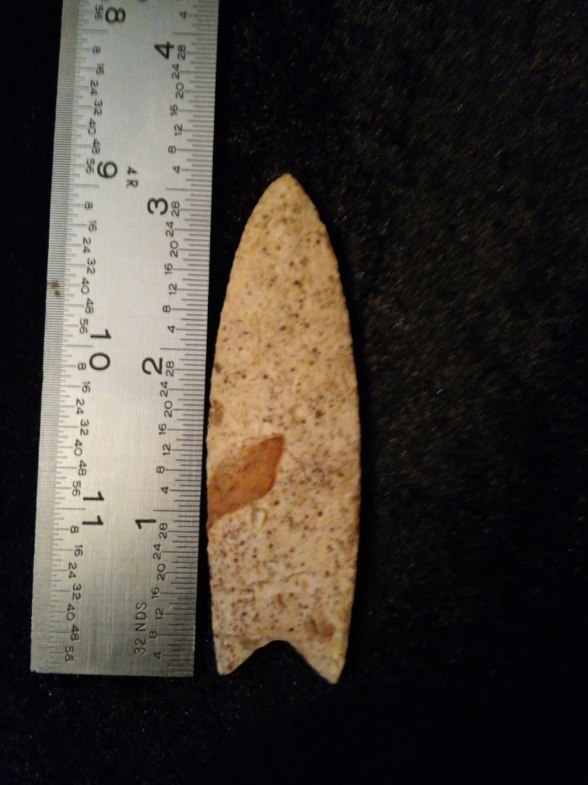 CLOVIS  ARROWHEAD  INDIAN ARTIFACT (1 of 1)