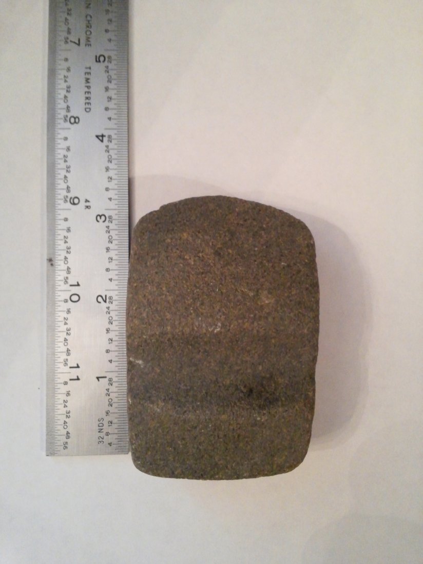 GROOVED AX  INDIAN ARTIFACT ARROWHEAD (1 of 1)