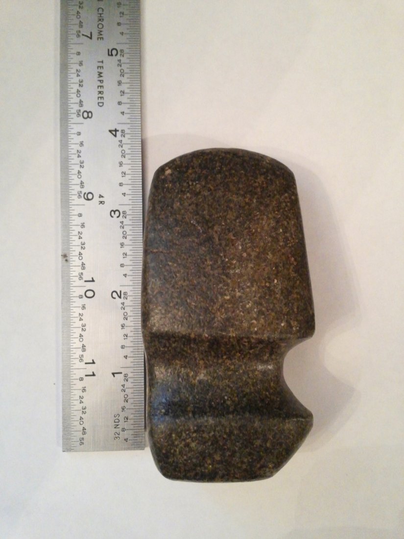 GROOVED AX  INDIAN ARTIFACT ARROWHEAD (1 of 1)