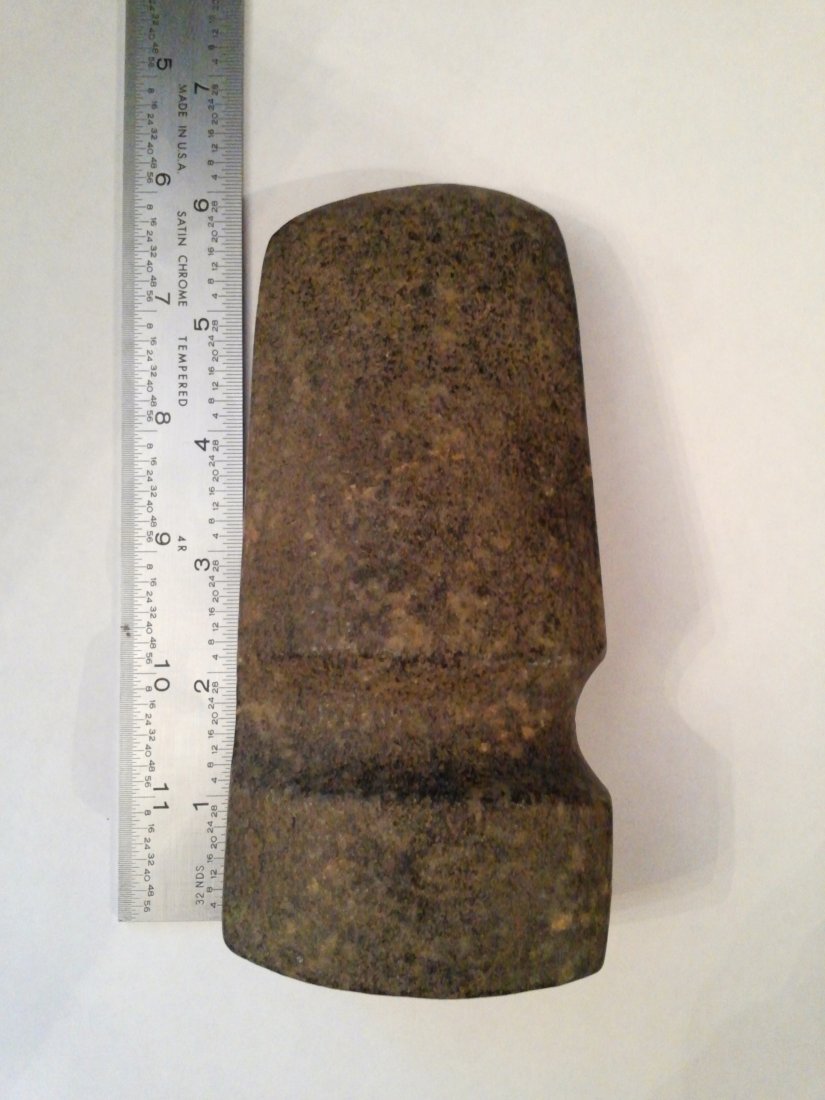 GROOVED AX  INDIAN ARTIFACT ARROWHEAD (1 of 1)