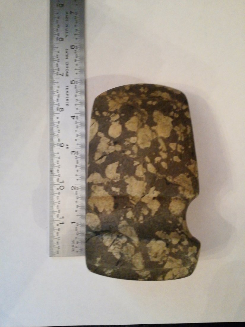 GROOVED AX  INDIAN ARTIFACT ARROWHEAD (1 of 1)