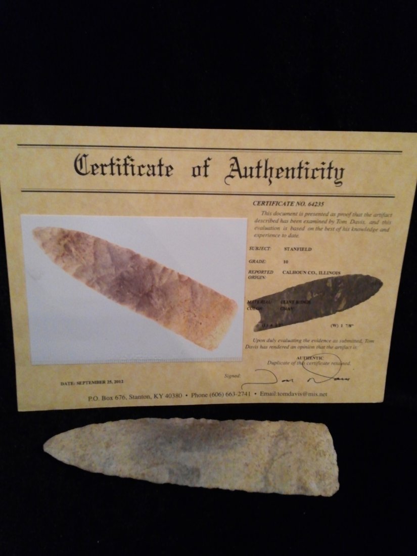 STANFIELD  ARROWHEAD WITH DAVIS COA (1 of 2)