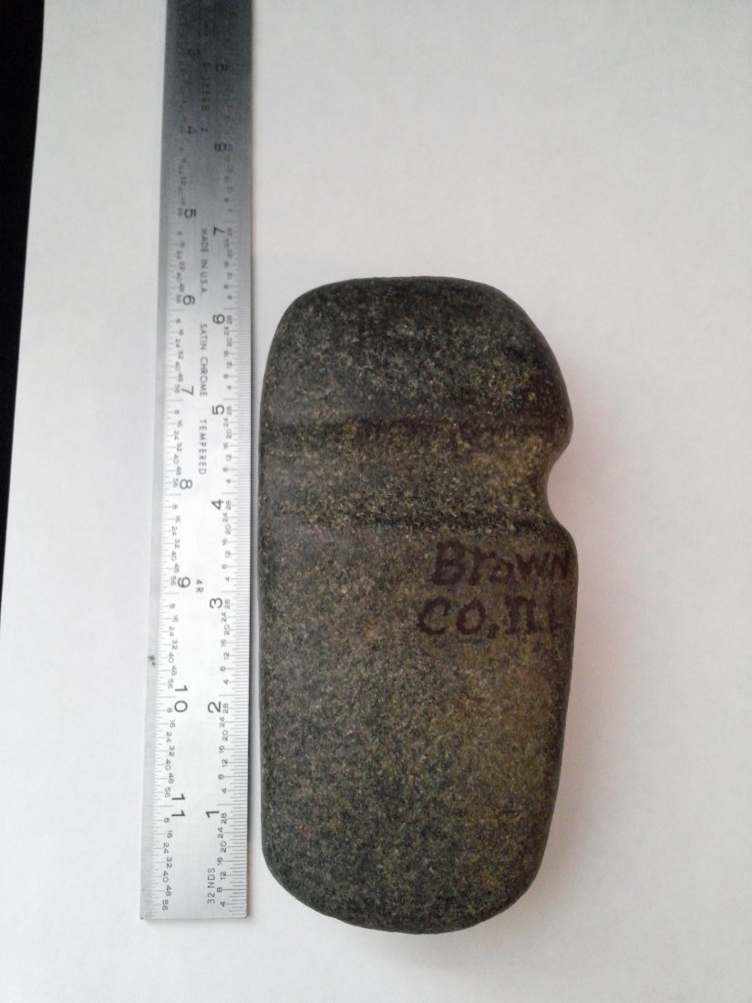 GROOVED AXE  ARROWHEAD INDIAN ARTIFACT (1 of 1)