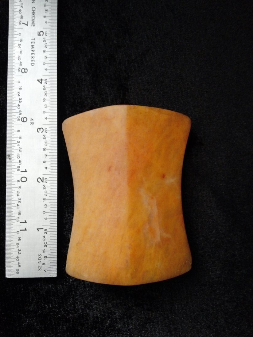 QUARTZ BANNERSTONE   ARROWHEAD INDIAN ARTIFACT (1 of 2)