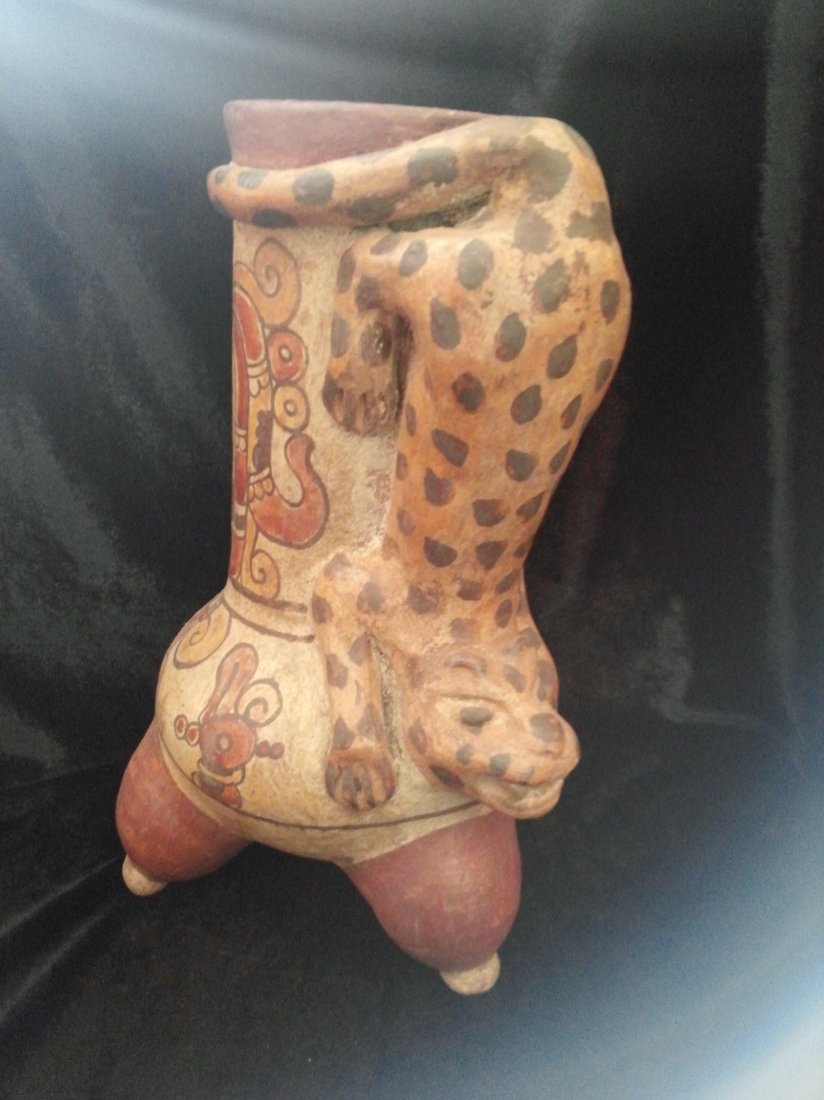 MAYAN POT LEOPARD  MOTIF (1 of 4)