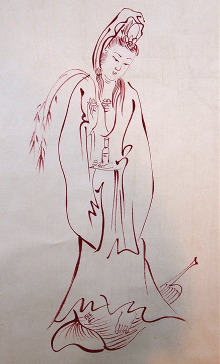 弘一法师，观音 - 2