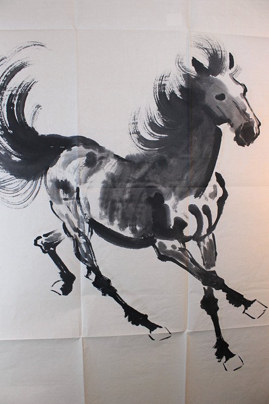 徐悲鸿，奔马. - 4