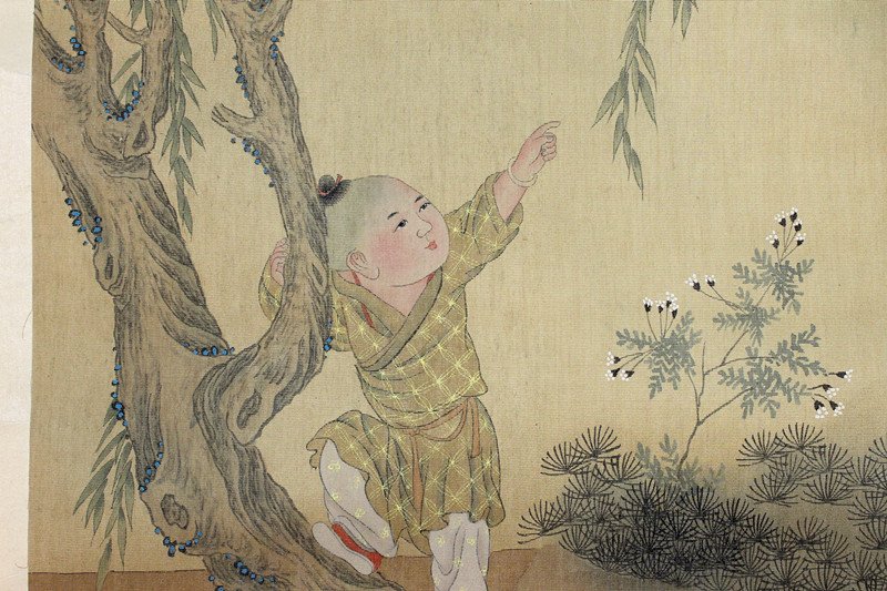 吴光宇，婴戏图 - 4