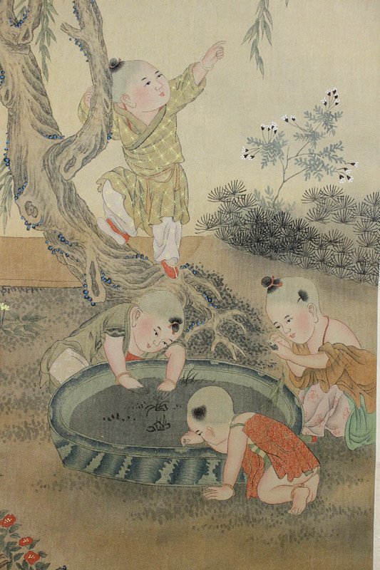 吴光宇，婴戏图 - 6