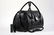 Diana Crocodile Handbag - Black w/ Sapphires - 3