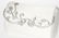 Evelyn Silk Clutch - White w/ Diamonds - 2