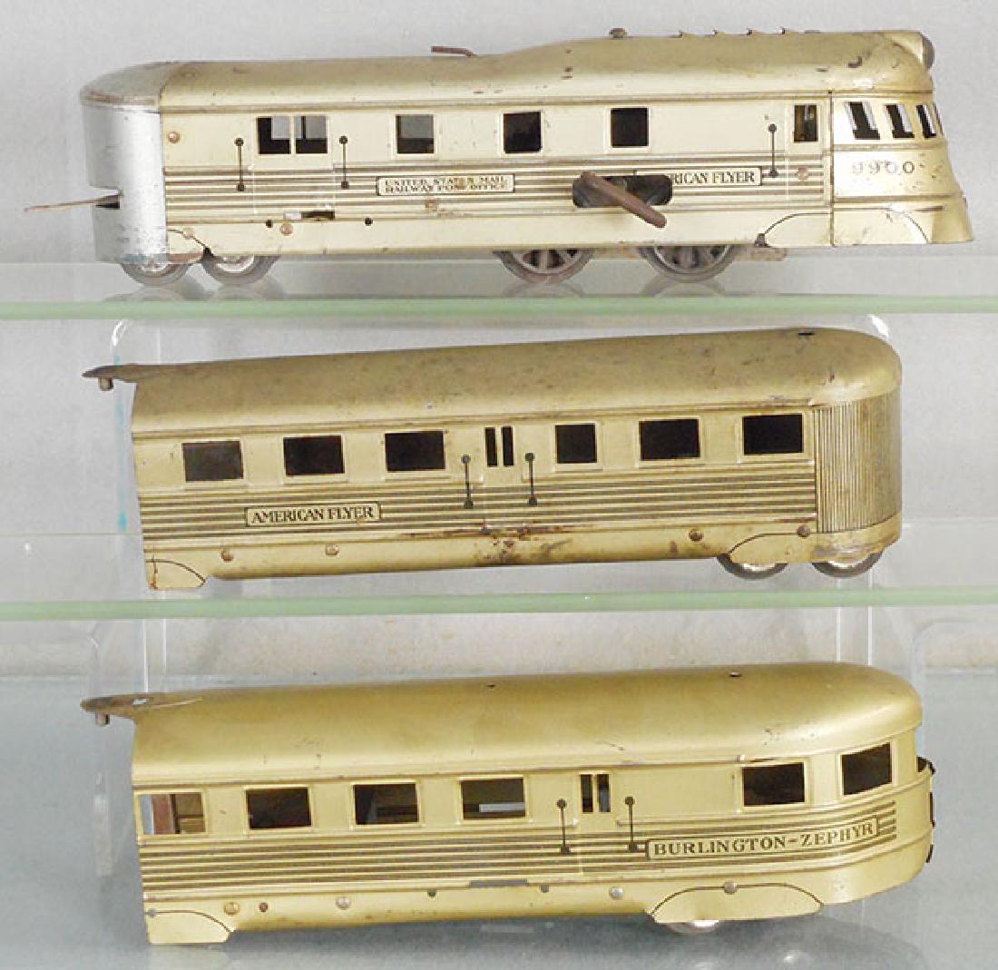 AMERICAN FLYER BURLINGTON ZEPHYR TRAIN SET (1 of 1)