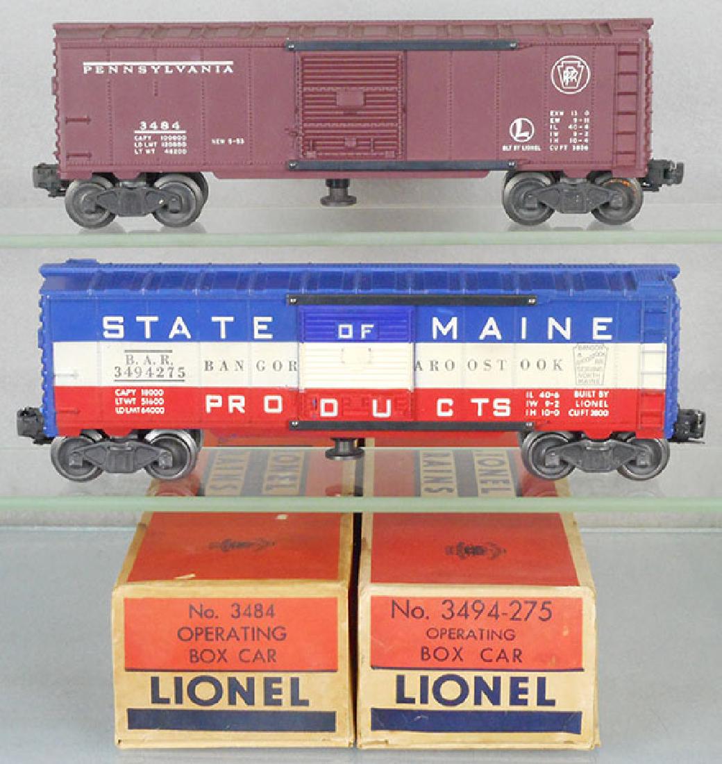 2 LIONEL OPERATING BOX CARS (1 of 1)