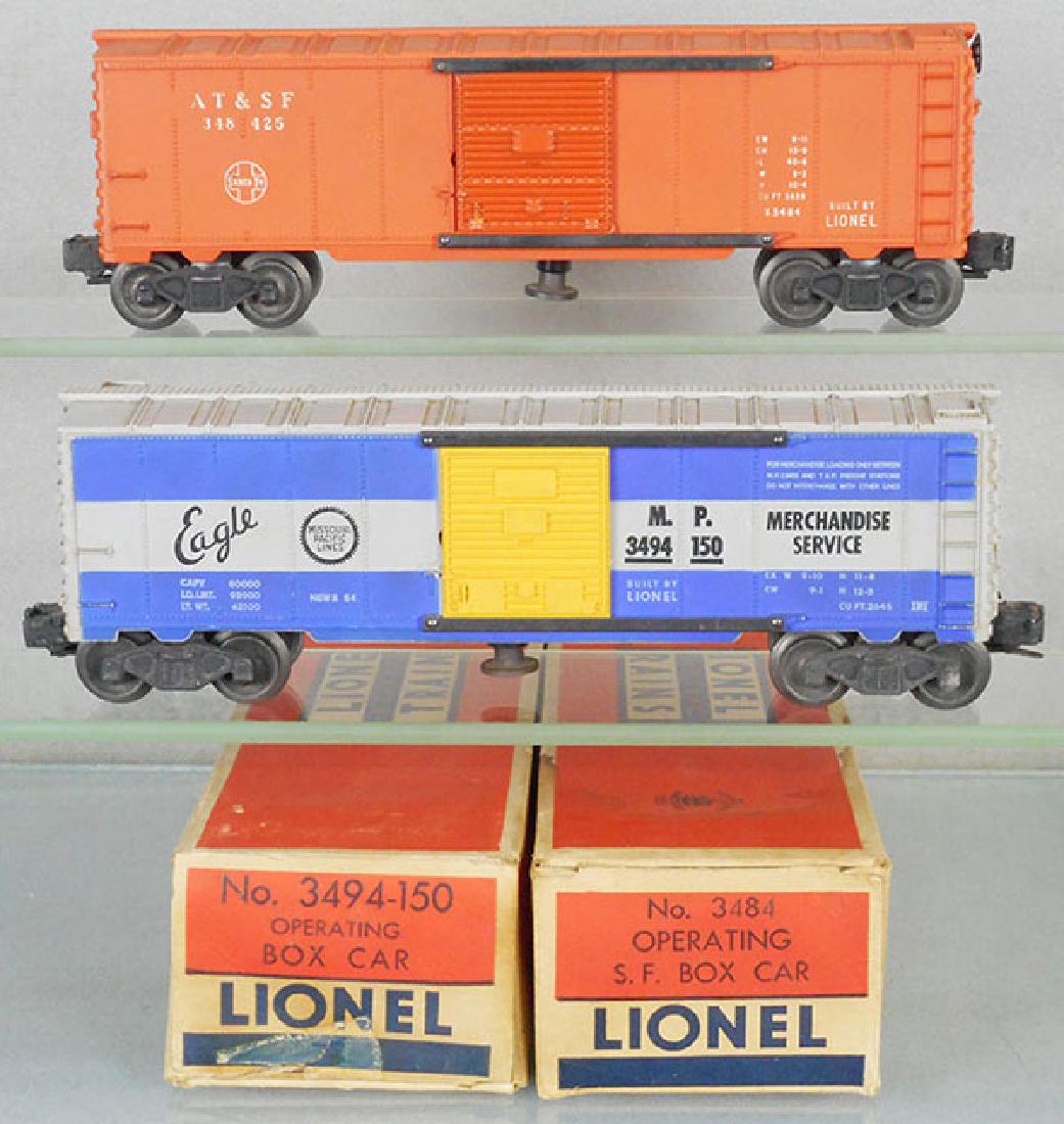 2 LIONEL OPERATING BOX CARS (1 of 1)