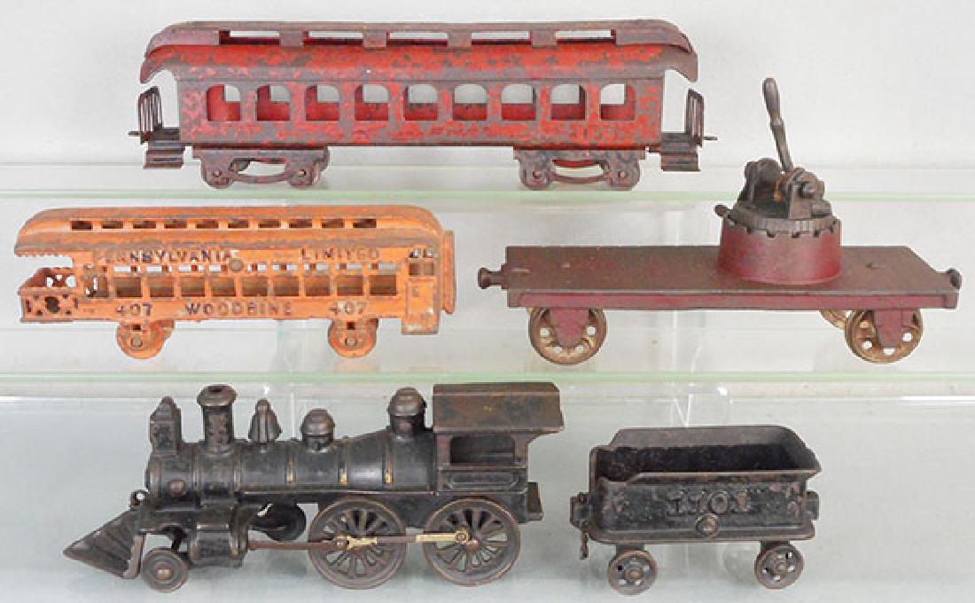 CAST IRON TRAIN LOT (1 of 1)