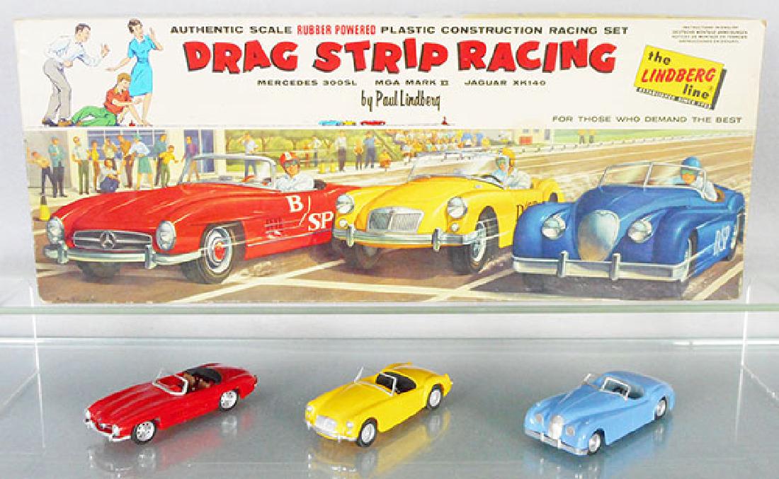 LINBERG DRAG STRIP RACING CAR SET (1 of 1)