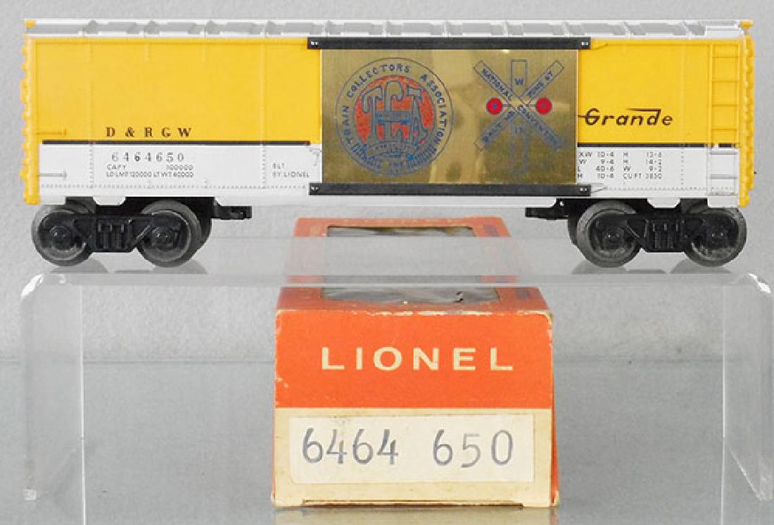 LIONEL TCA 6464-650 BOX CAR (1 of 1)