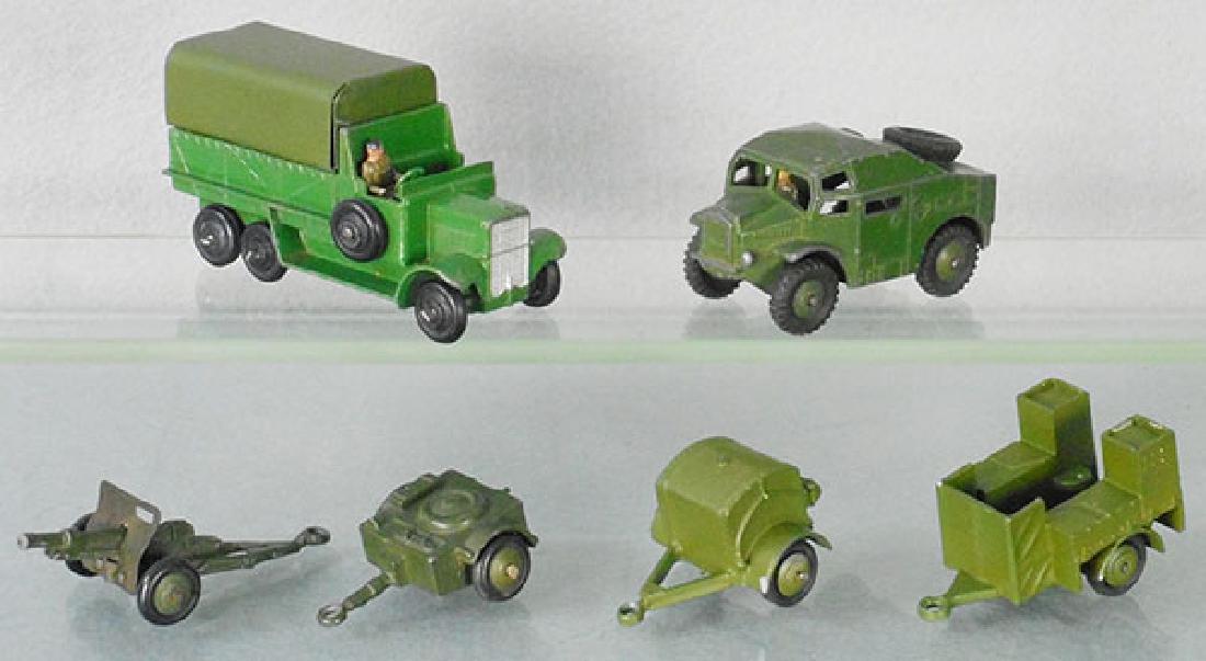 6 DINKY MILITARY VEHICLES (1 of 1)