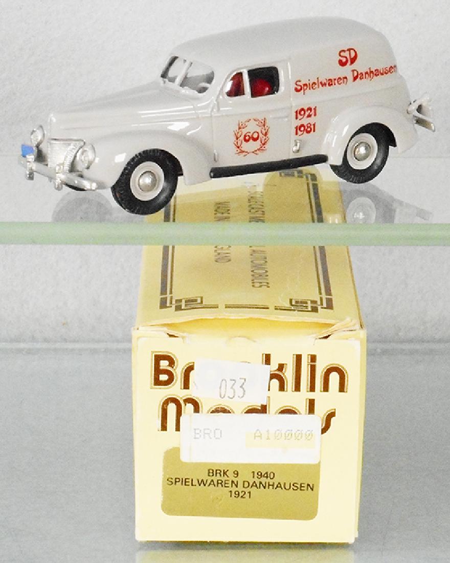 BROOKLIN #9 1940 FORD: gray, 60th Anniversary Spielwaren Danhausen, orig box & insert minor wear, C9.