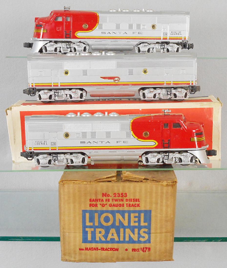 LIONEL 2353 SANTA FE ABA DIESELS (1 of 1)