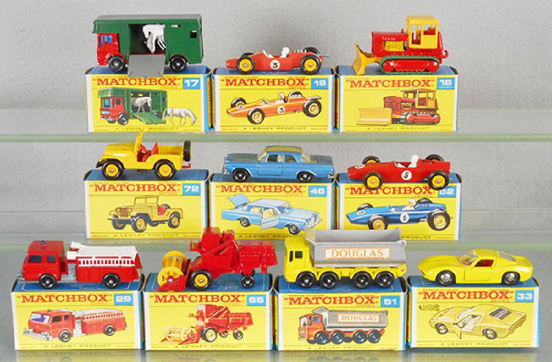 10 MATCHBOX VEHICLES (1 of 1)
