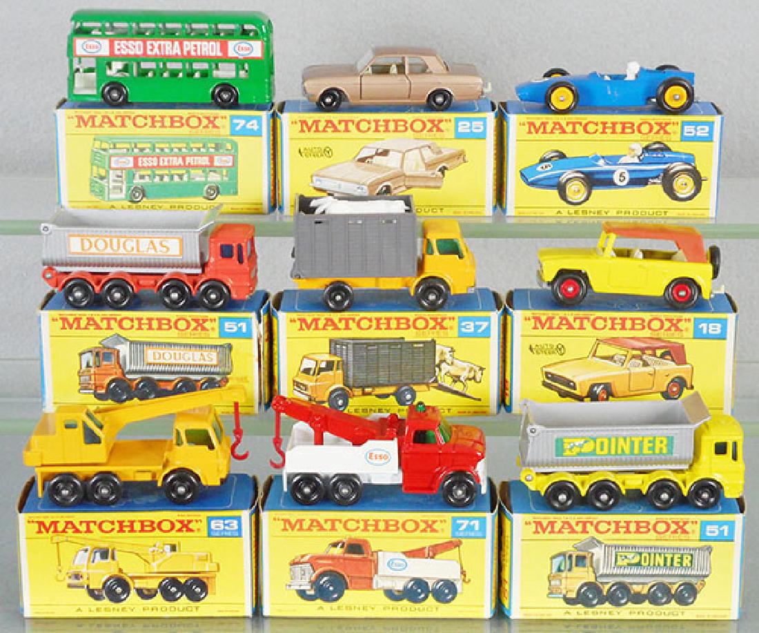 9 MATCHBOX VEHICLES (1 of 1)