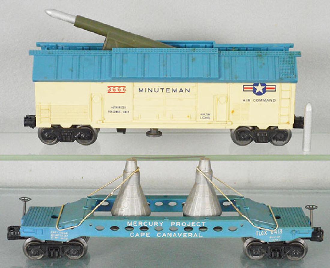 2 LIONEL SPACE CARS (1 of 1)