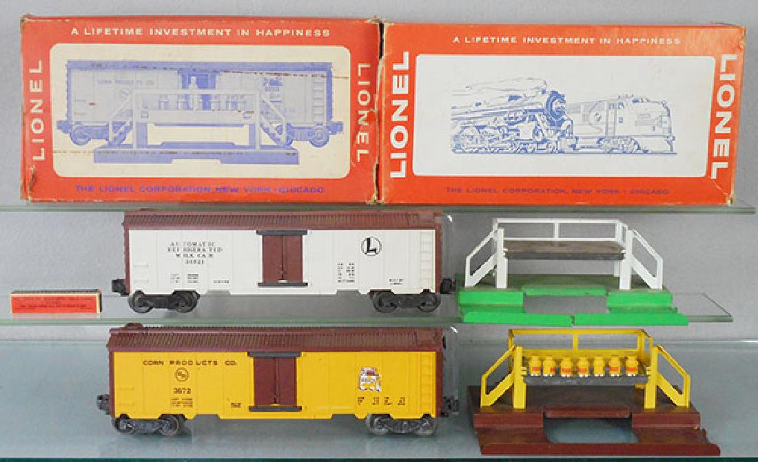 2 LIONEL MILK CAR SETS (1 of 1)