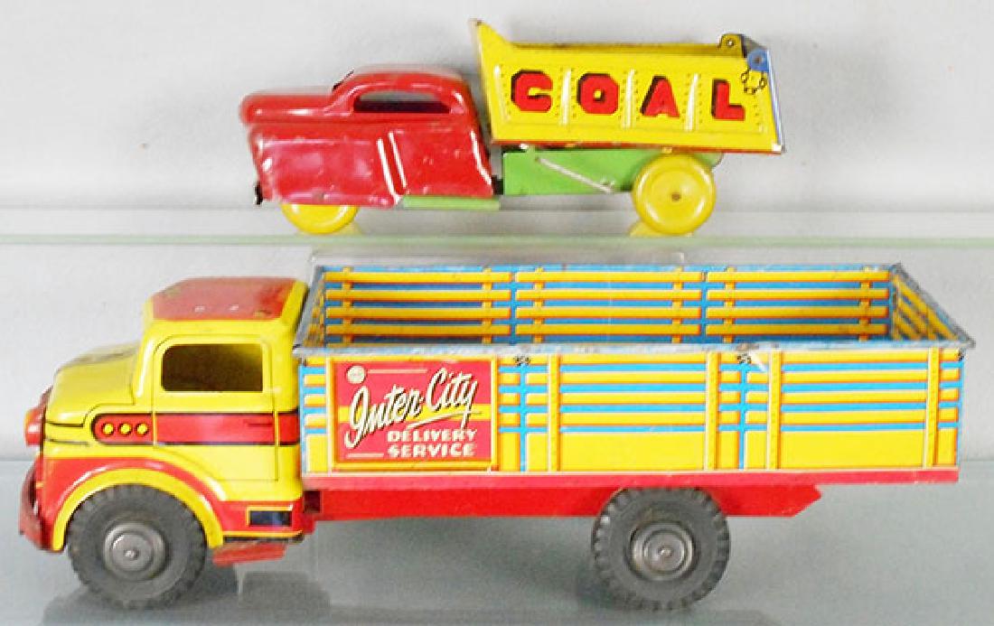 WYANDOTTE & MARX TIN TRUCKS (1 of 1)