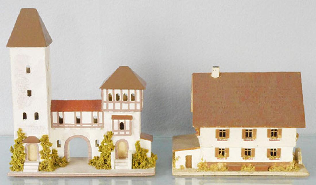 2 RS MODELL BUILDINGS: HO ga, 4 & 65, composition, C6-7.