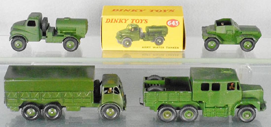 4 DINKY MILITARY VEHICLES (1 of 1)
