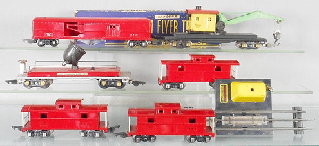 6 AMERICAN FLYER FREIGHT CARS (1 of 1)