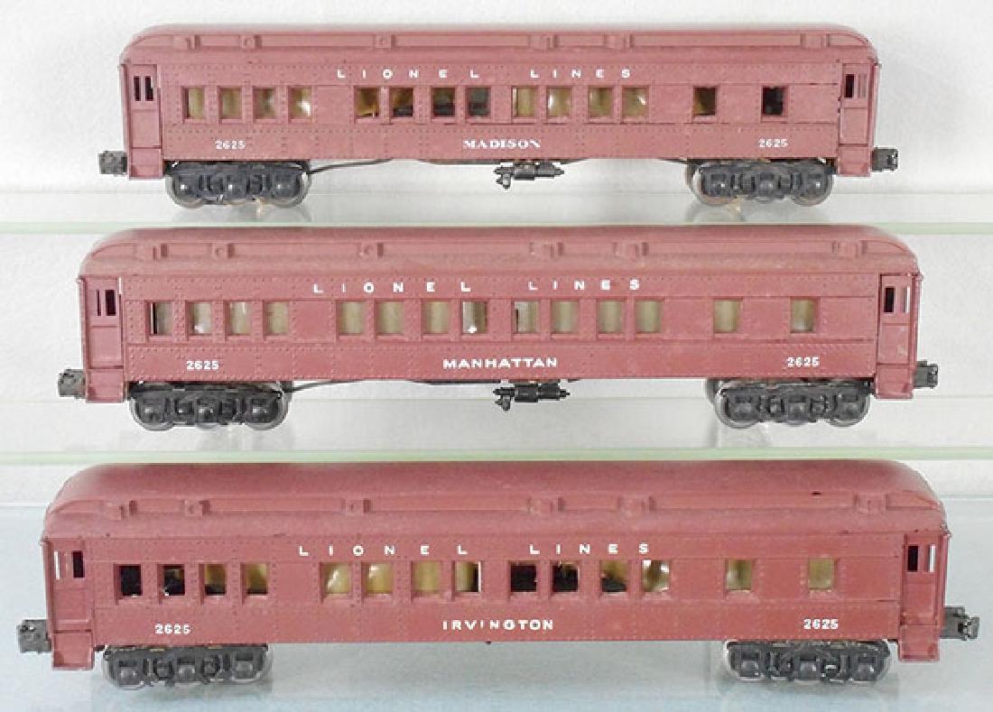 3 LIONEL 2625 MADISON CARS (1 of 1)
