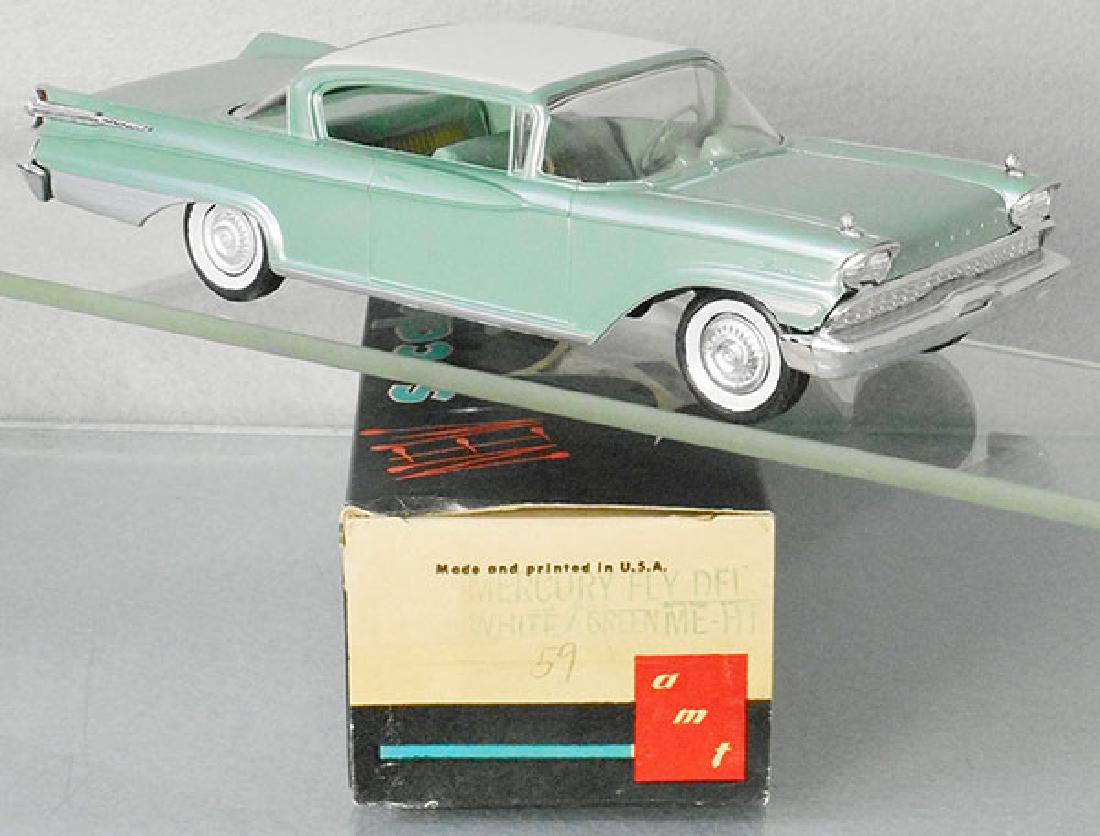 AMT 1959 MERCURY PARK LAND PROMO: green & white, friction working, minor body warp, orig box minor wear, C8.