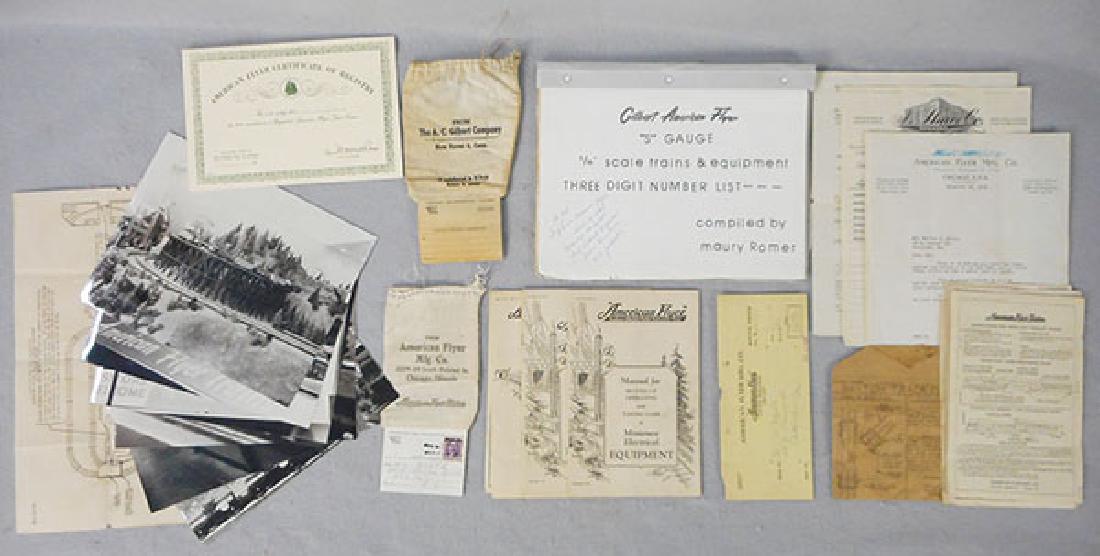 AMERICAN FLYER PAPER LOT (1 of 1)