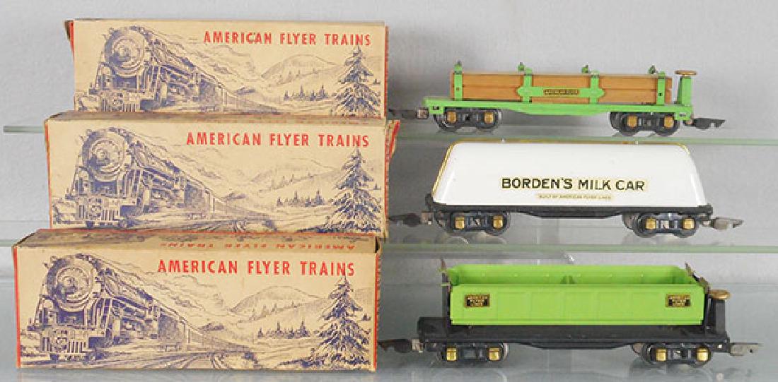 3 AMERICAN FLYER FREIGHT CARS (1 of 1)
