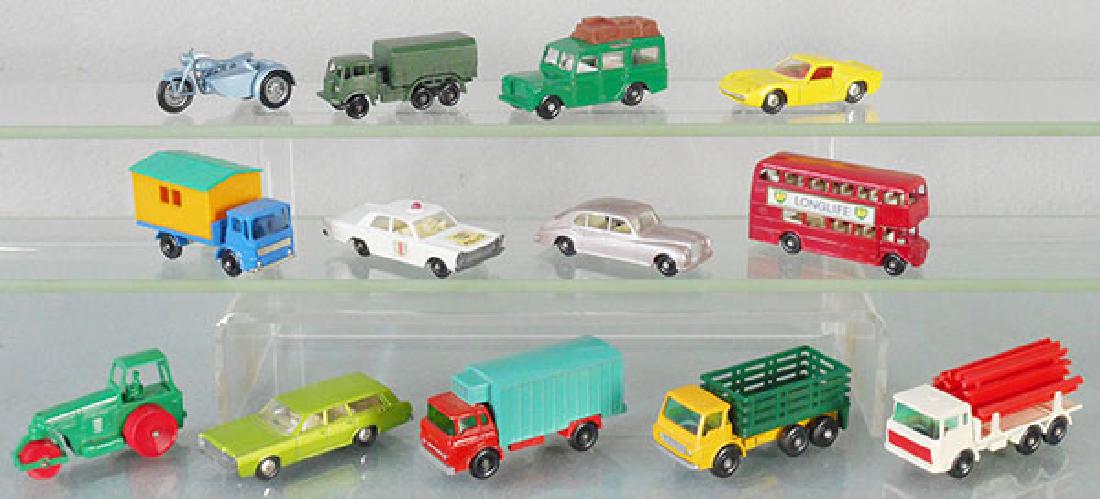 13 MATCHBOX VEHICLES (1 of 1)